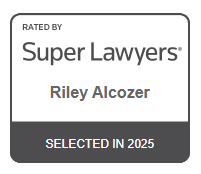 Super Lawyer Ryley Alcozer award badge