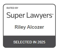 Super Lawyer Ryley Alcozer award badge